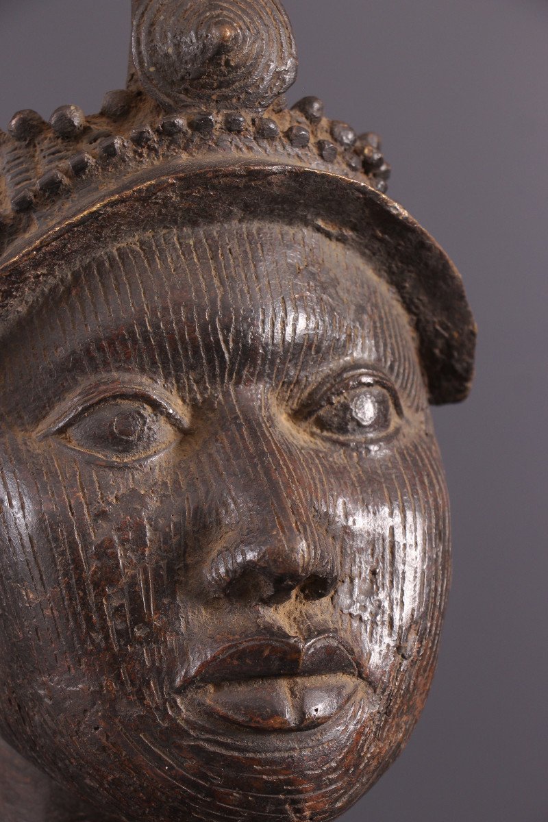 African Tribal Art - Head Type Benin Ifé-photo-1