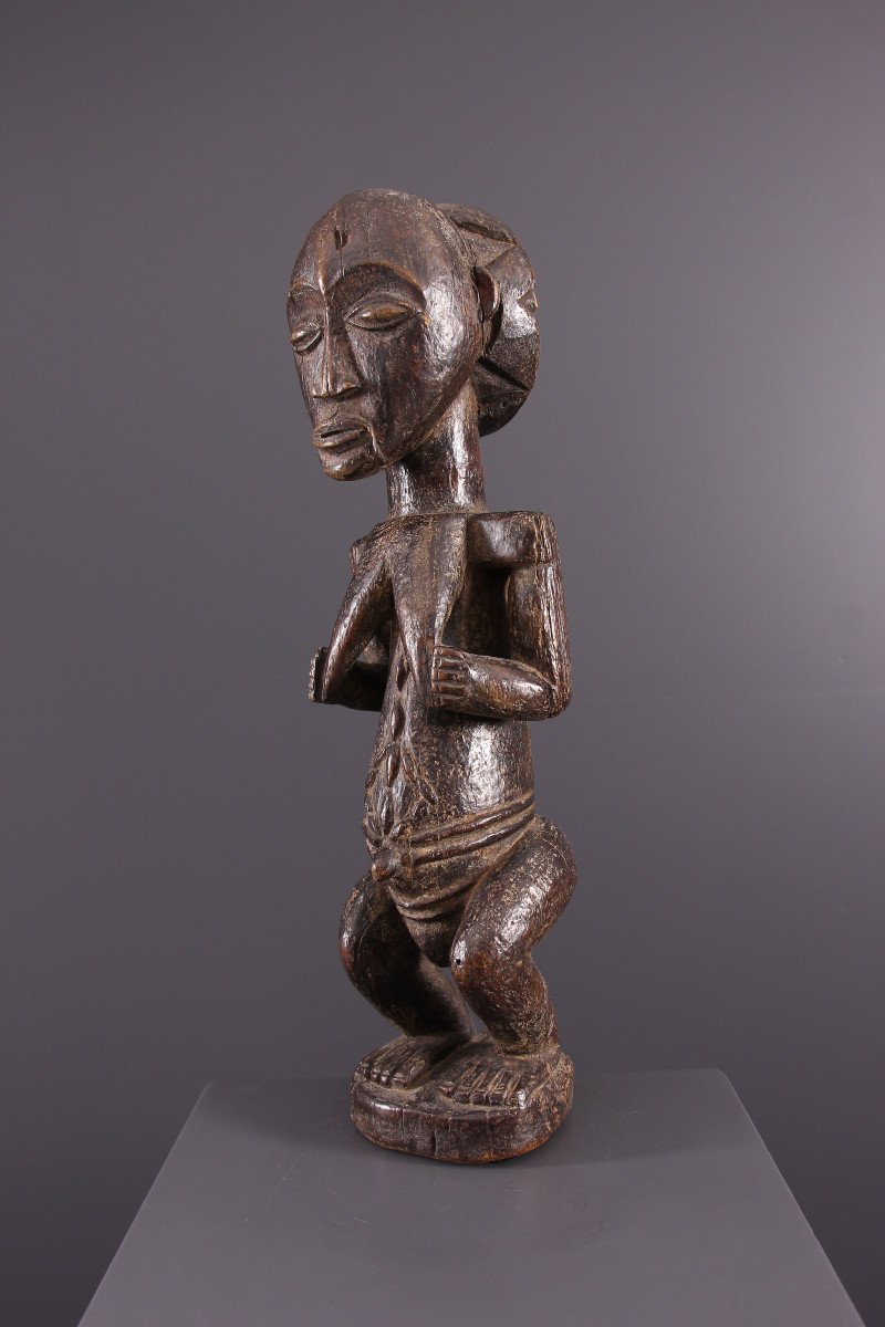Art Tribal Africain - Statue Luba-photo-3