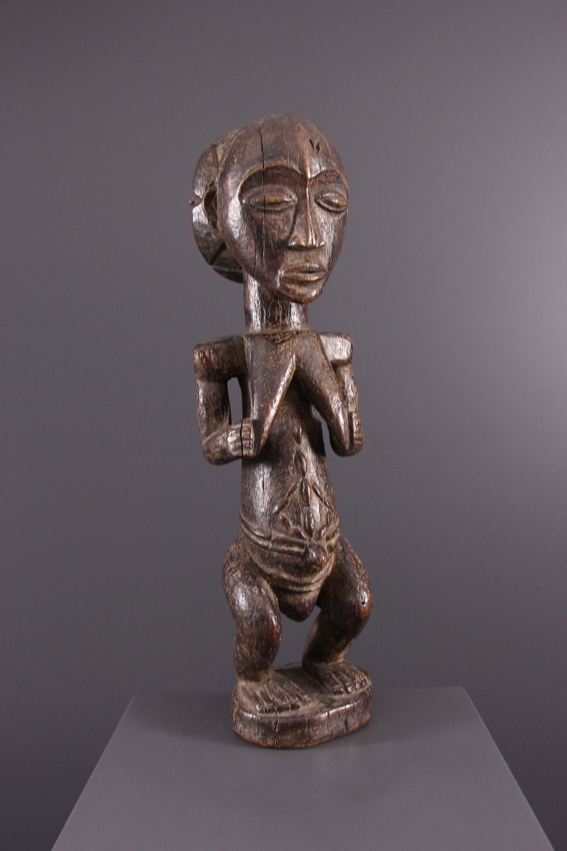 African Tribal Art - Luba Statue-photo-1