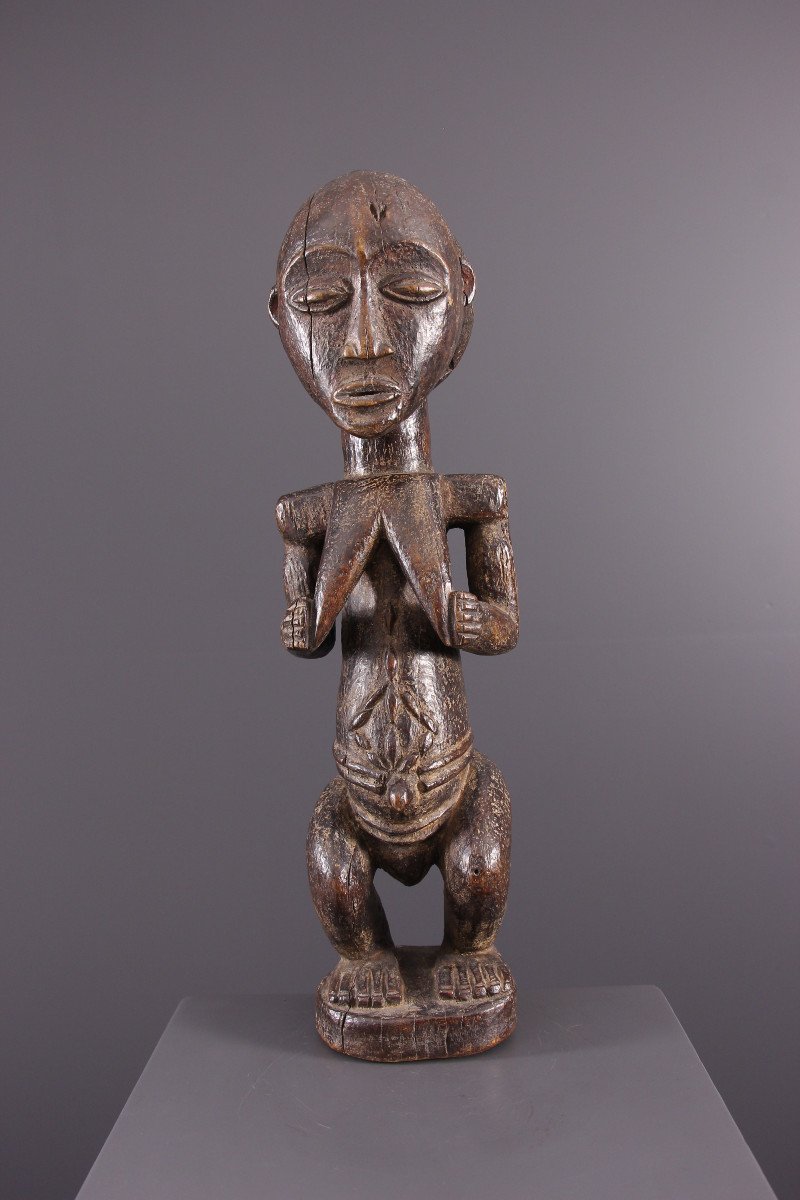 Art Tribal Africain - Statue Luba