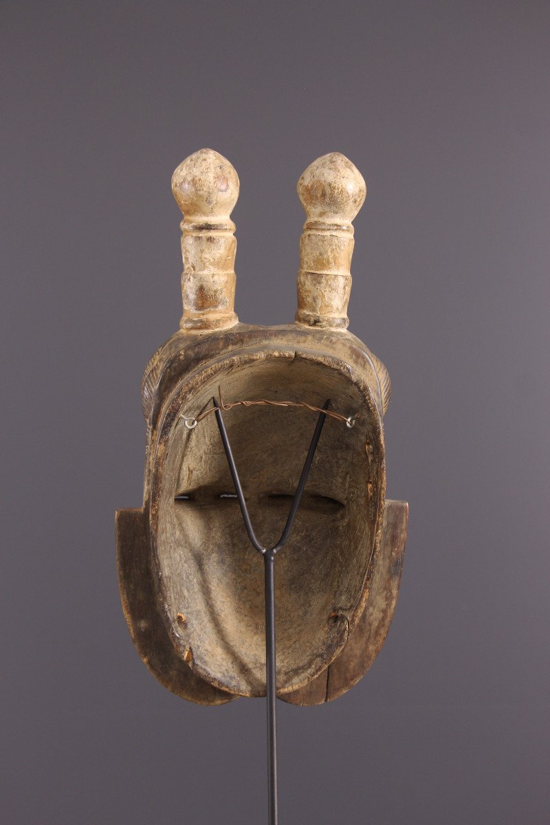 African Tribal Art - Double Ligbi Mask-photo-5