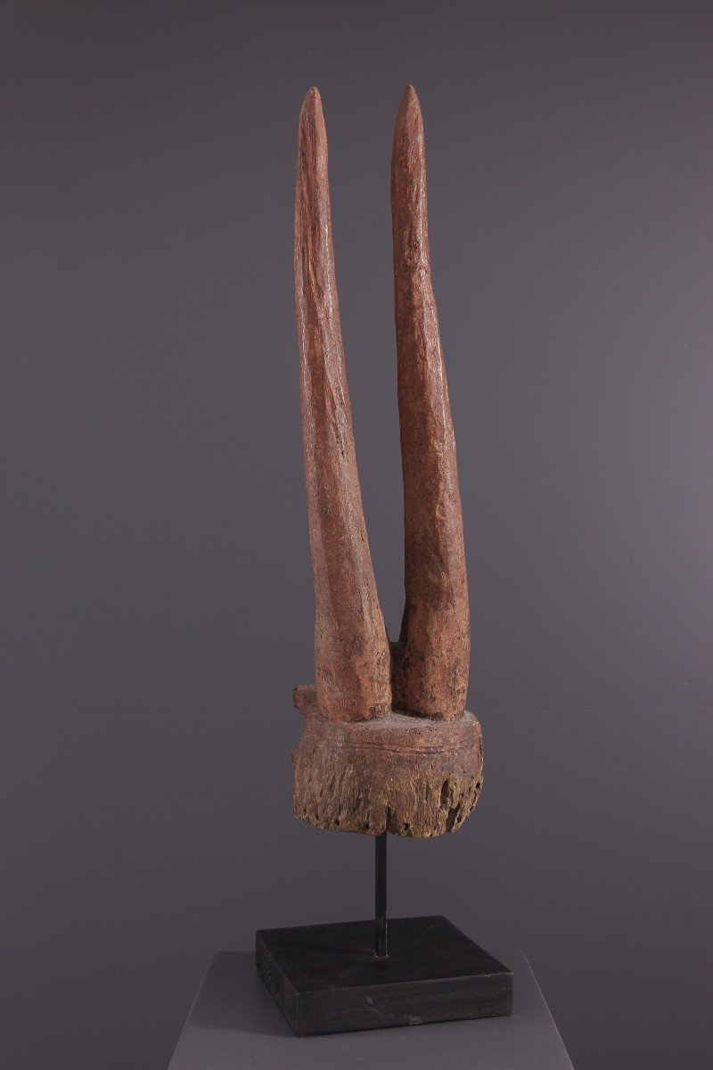 African Tribal Art - Chamba Mama Mask-photo-6