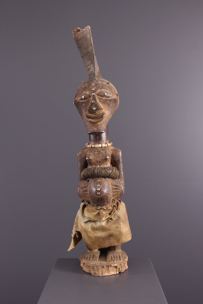 Art Tribal Africain - Statue Fétiche Songye Nkisi-photo-2