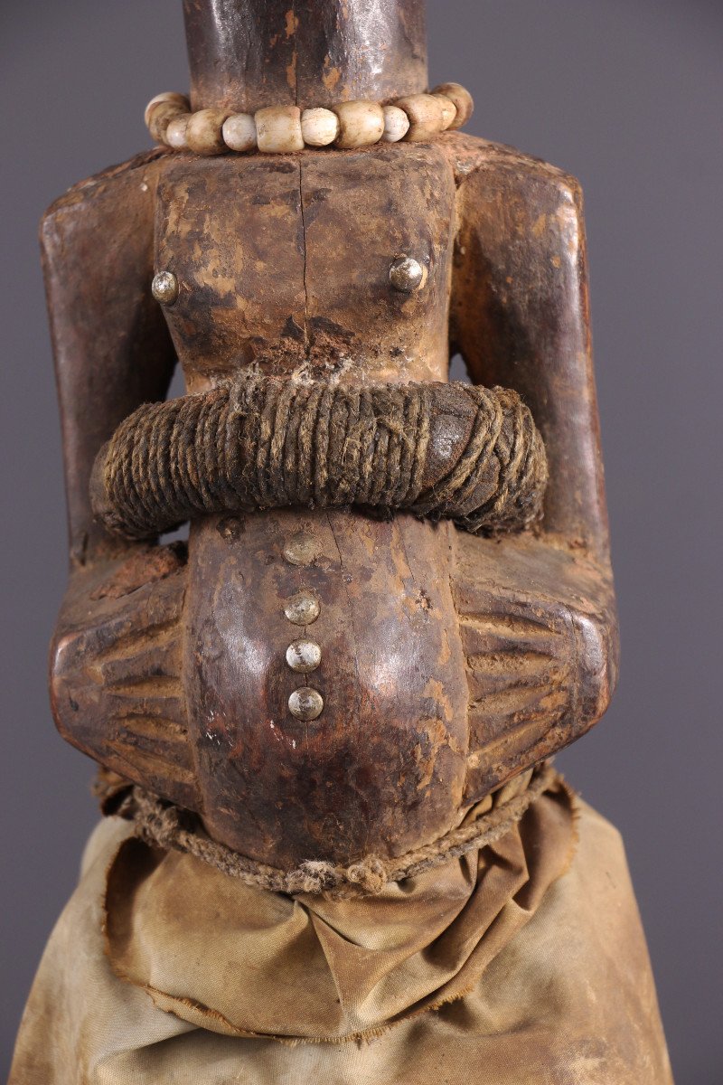 Art Tribal Africain - Statue Fétiche Songye Nkisi-photo-3