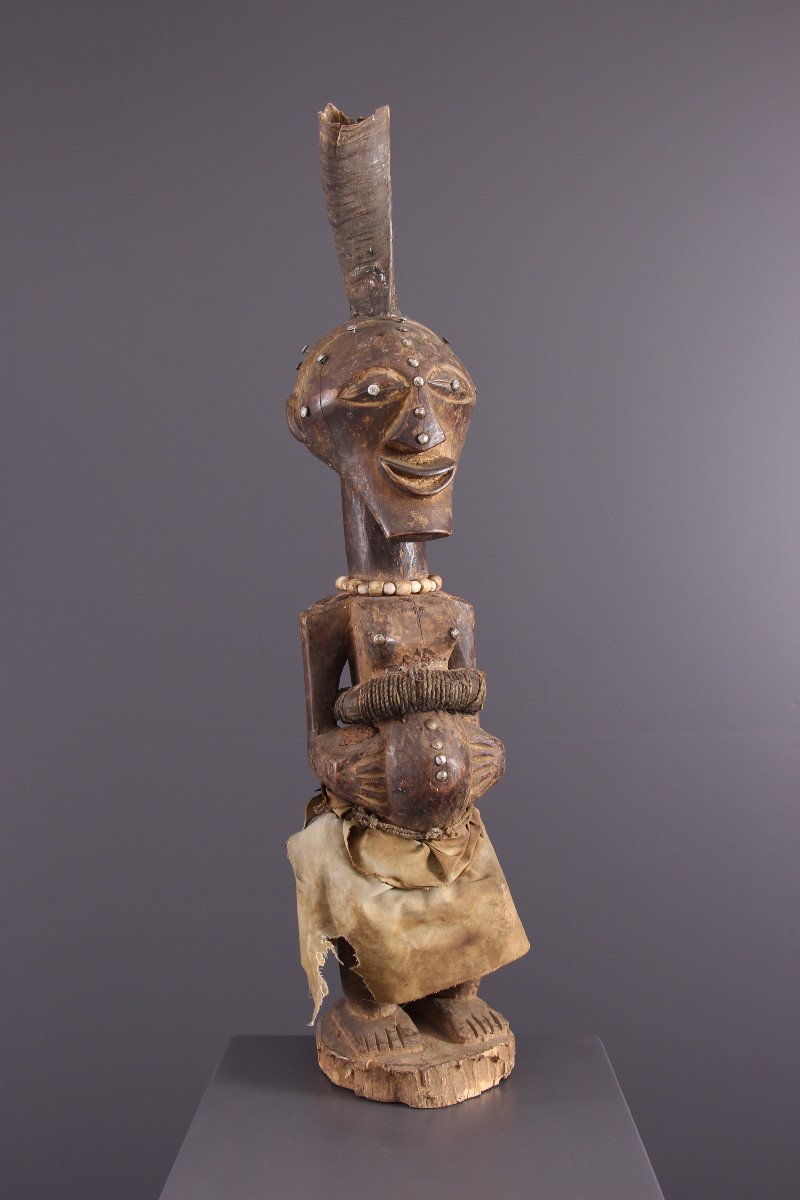 Art Tribal Africain - Statue Fétiche Songye Nkisi-photo-2