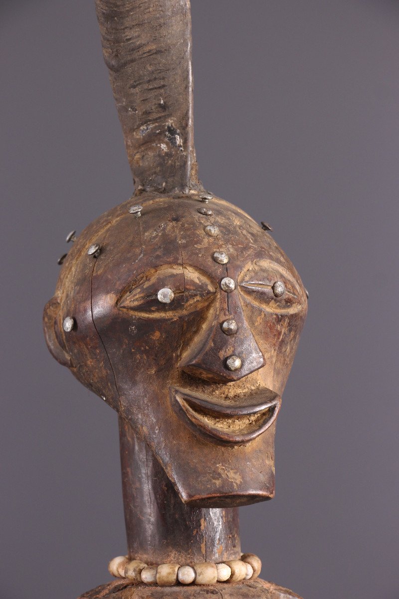 Art Tribal Africain - Statue Fétiche Songye Nkisi-photo-3