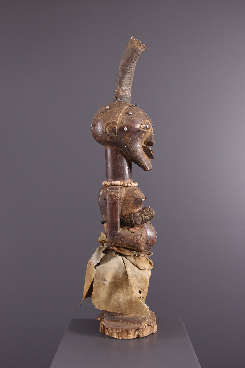 Art Tribal Africain - Statue Fétiche Songye Nkisi-photo-4