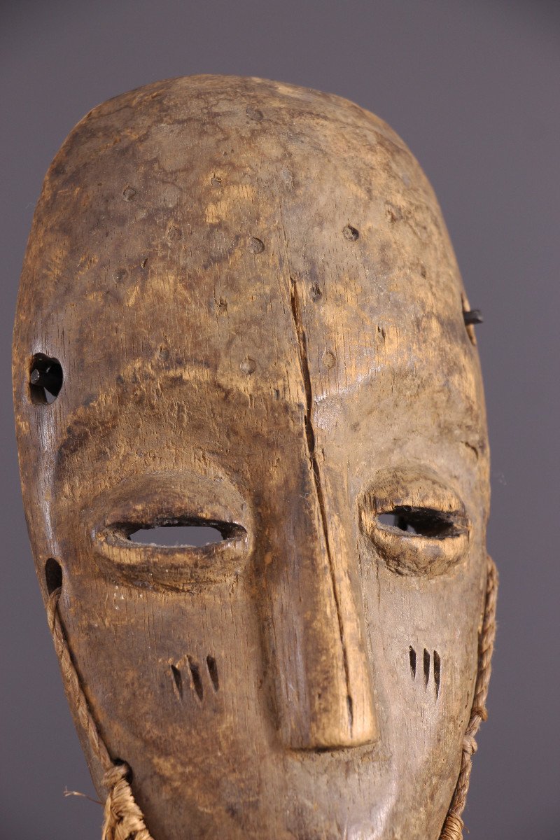 Art Tribal Africain - Masque Lega-photo-1