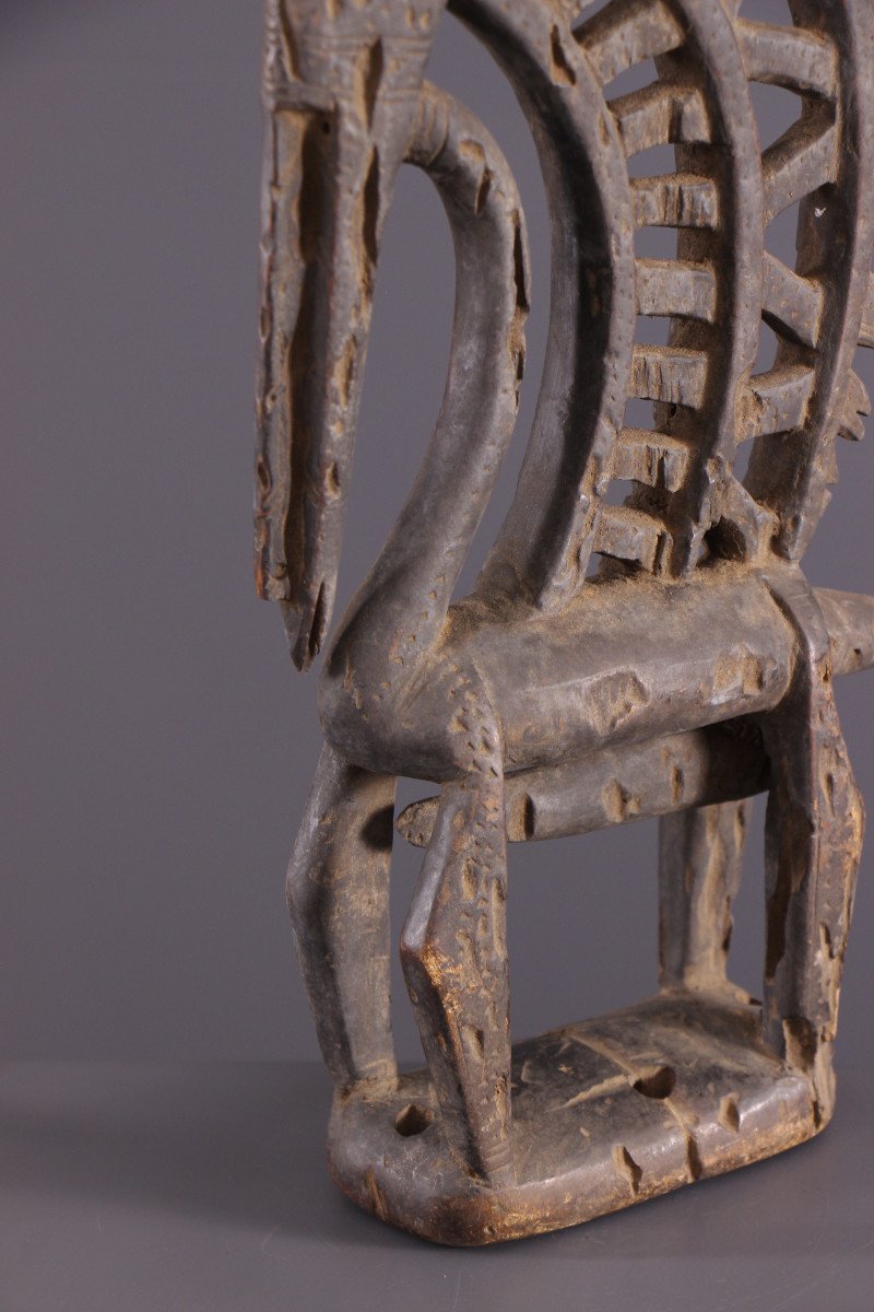 African Tribal Art - Ci Wara Bamana Crest Mask-photo-1