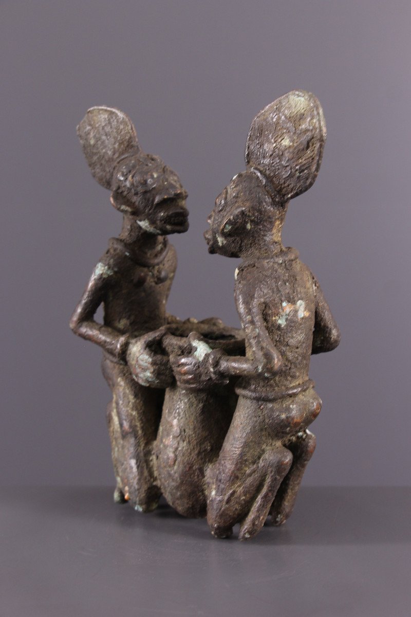 Art Tribal Africain - Couple Vere, Durun, Cameroun-photo-3
