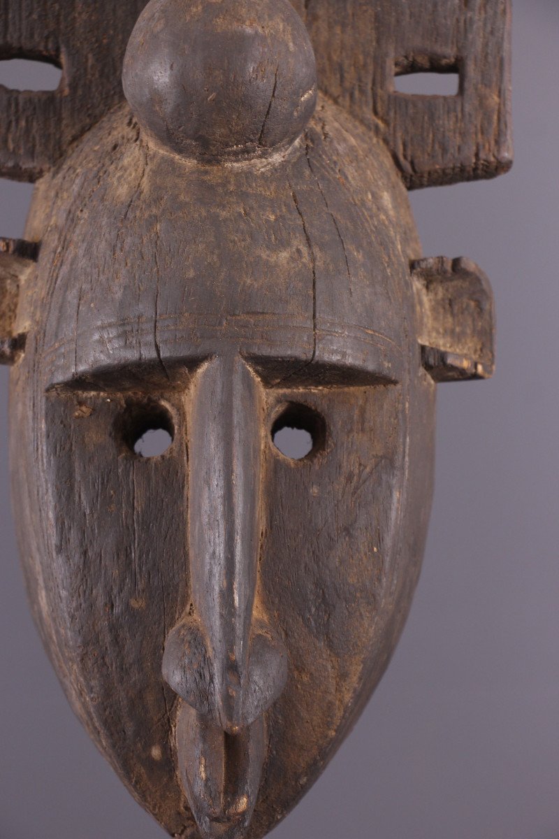 Art Tribal Africain - Masque Bambara-photo-2