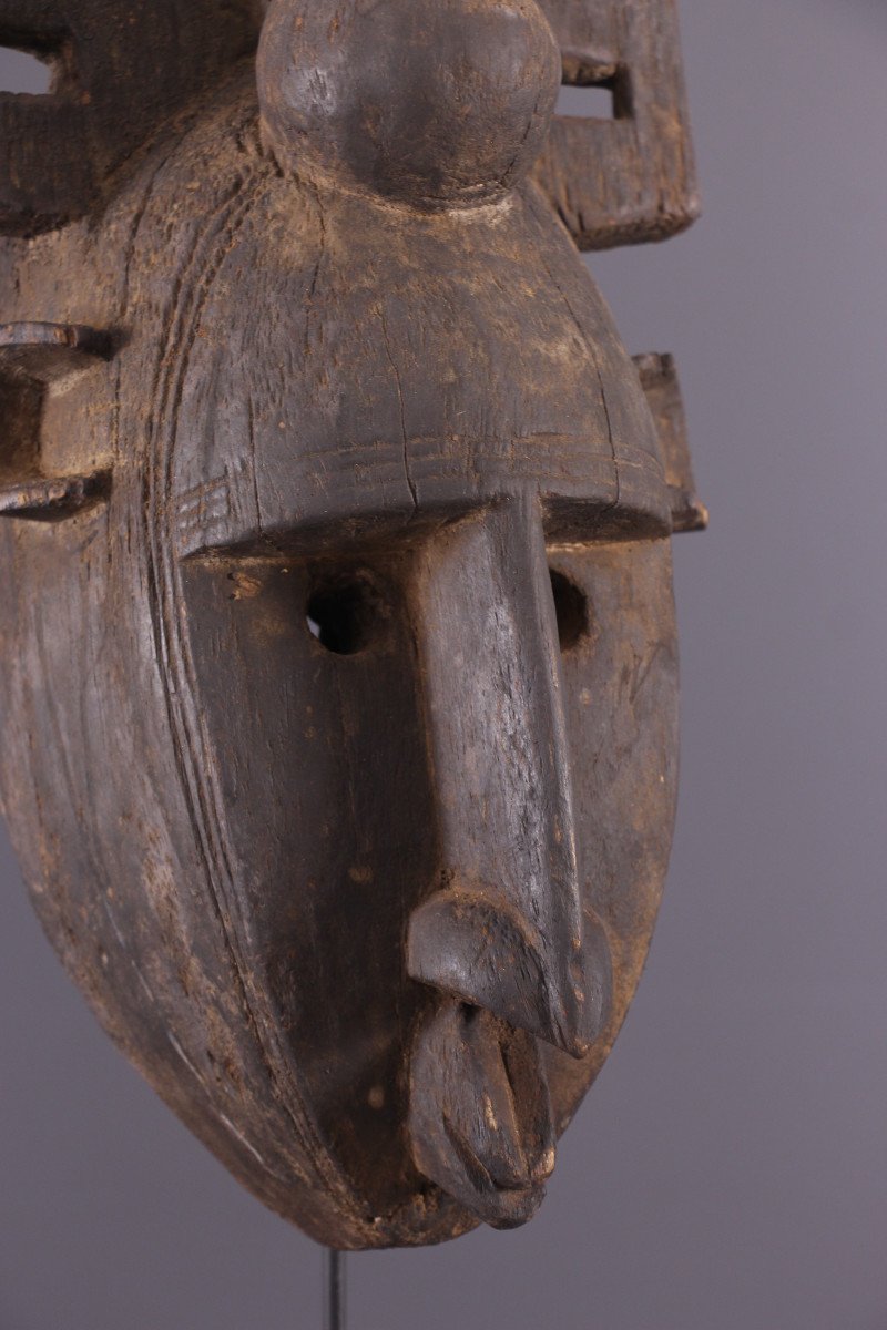 Art Tribal Africain - Masque Bambara-photo-2