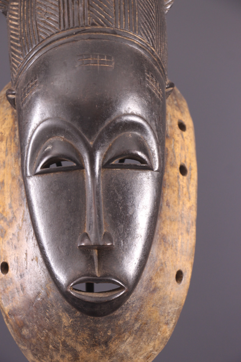 African Tribal Art - Baoule Mask-photo-2