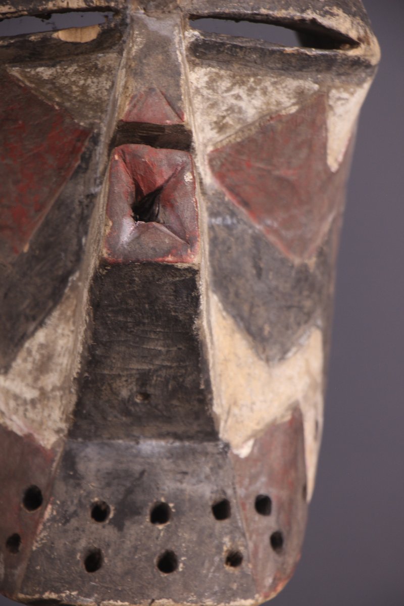 Art Tribal Africain - Masque Songye-photo-3