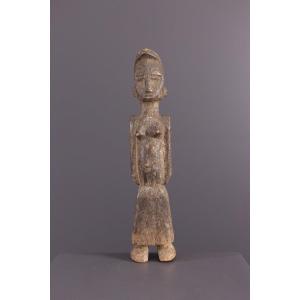 Art Tribal Africain - Statue de "colon" Baoule Baule