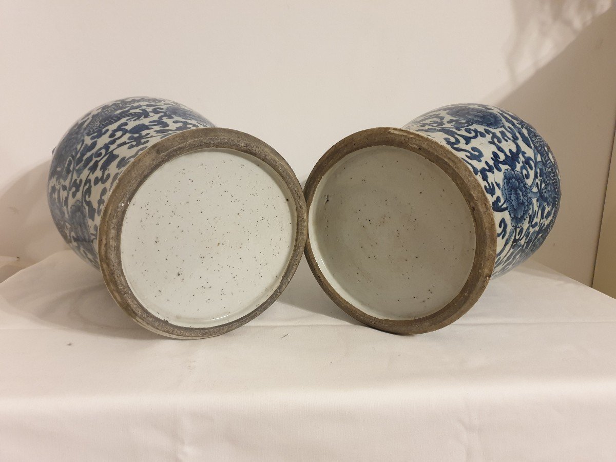 China - Pair Of Vases - 48 Cm-photo-2