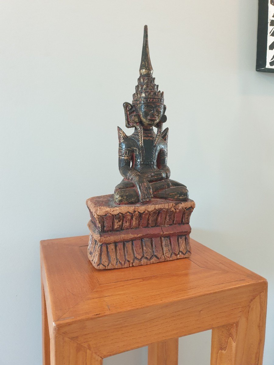 Burma - Buddha Shan - 42 Cm-photo-2