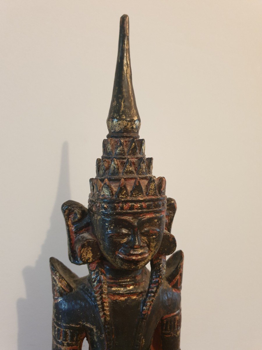 Burma - Buddha Shan - 42 Cm-photo-5