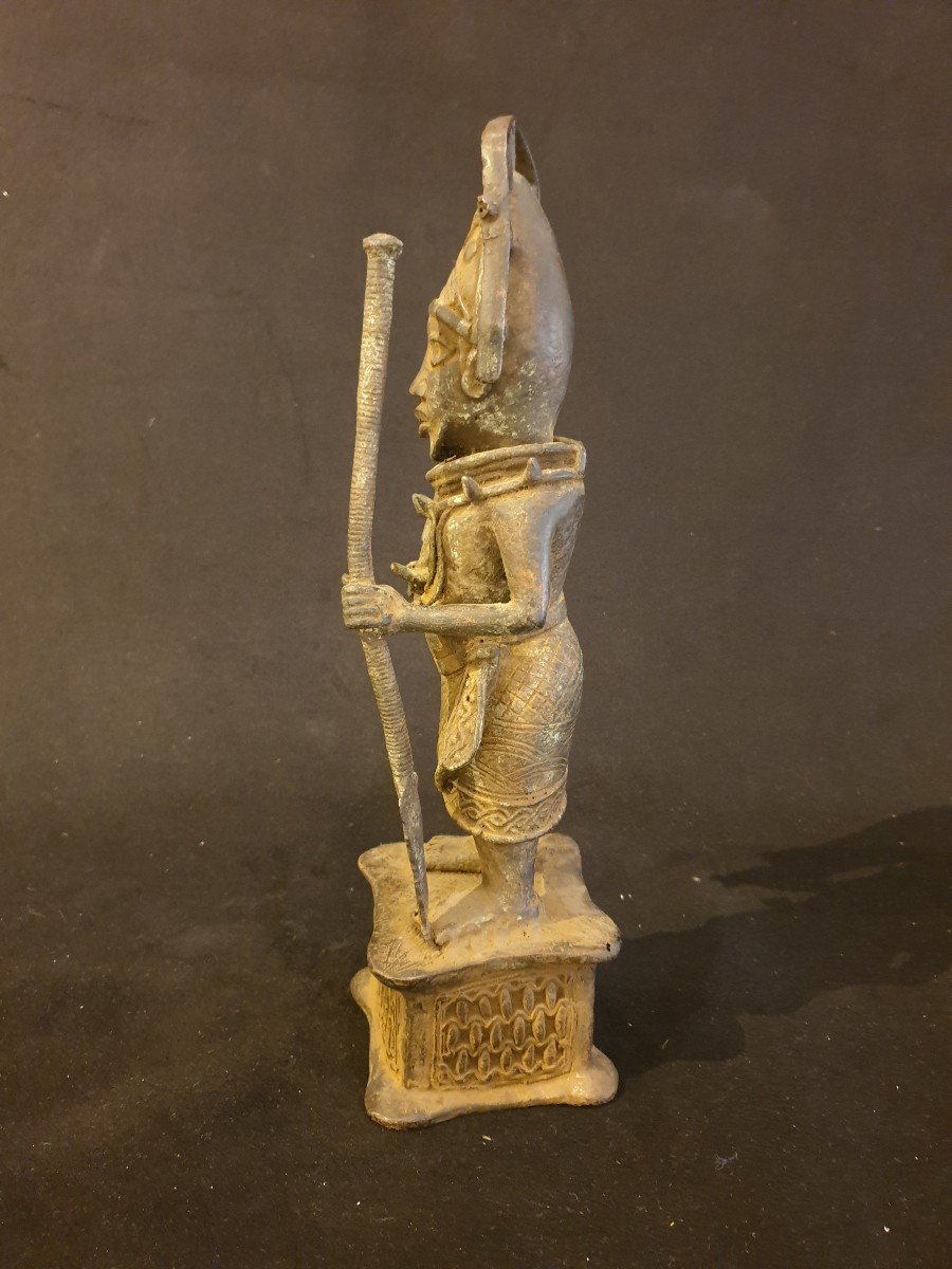 Royaume d'Ifé - Guerrier De l'Oba - 38 Cm-photo-3