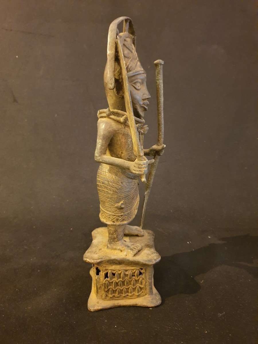 Royaume d'Ifé - Guerrier De l'Oba - 38 Cm-photo-1