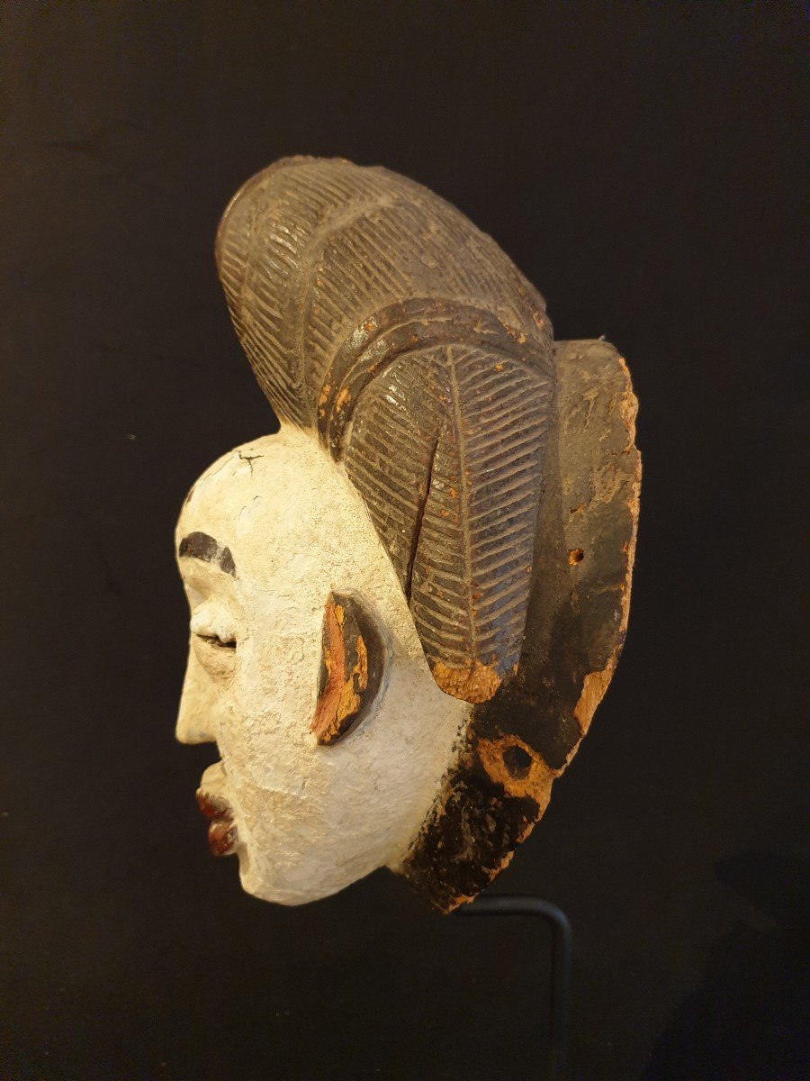 Punu (gabon) - Masque De Femme - 29 Cm-photo-3