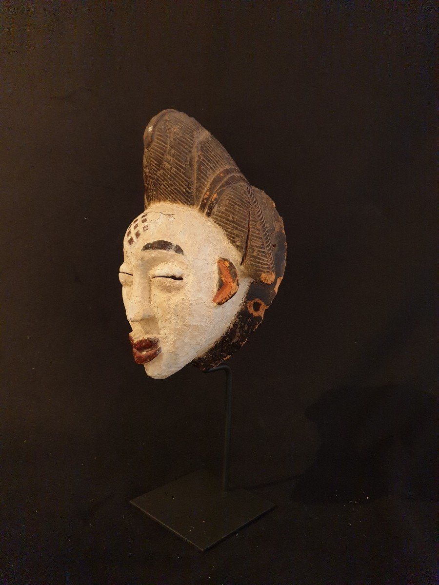 Punu (gabon) - Masque De Femme - 29 Cm-photo-6