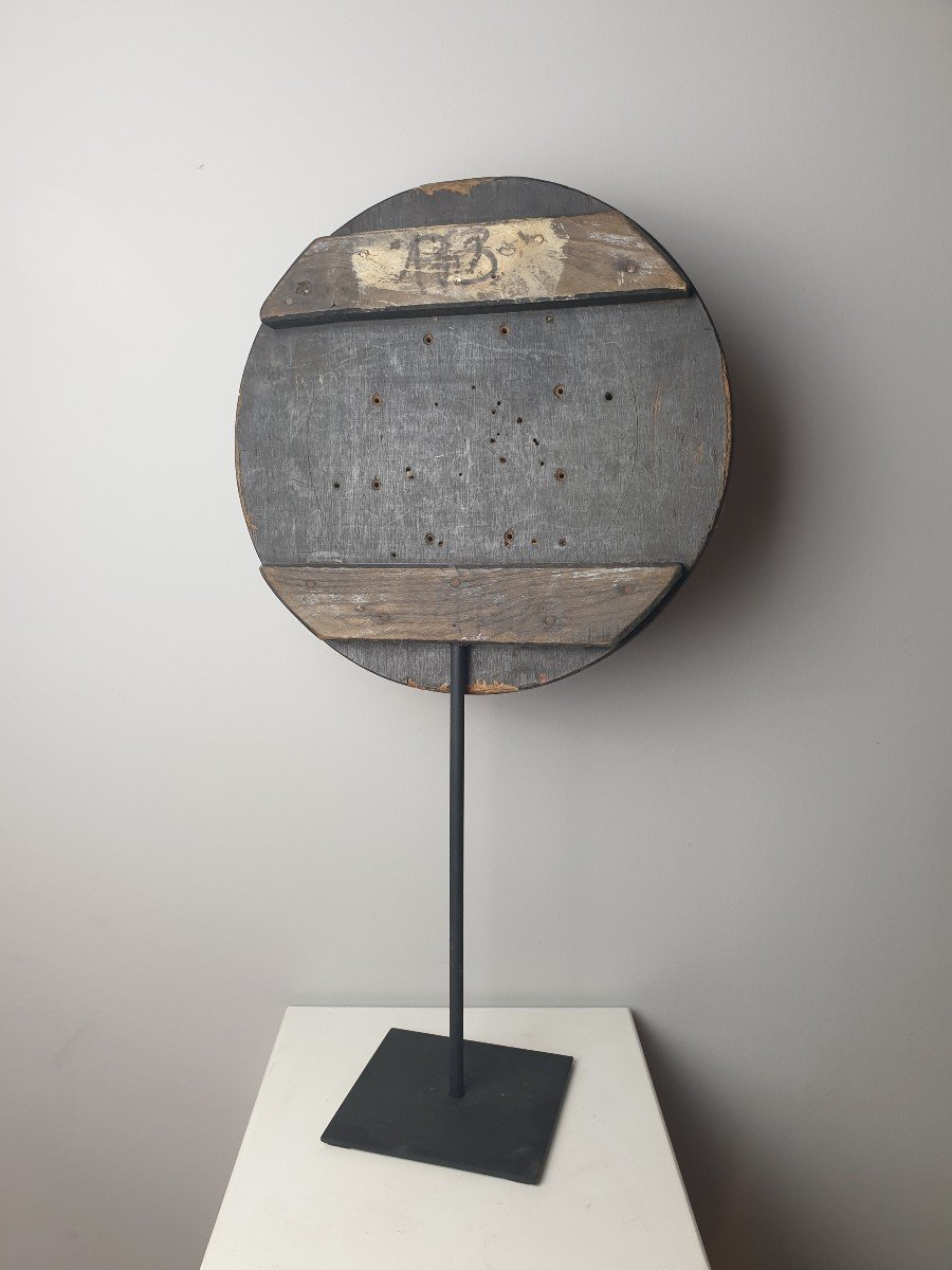 Roue Décorative En Bois - 34 Cm-photo-1