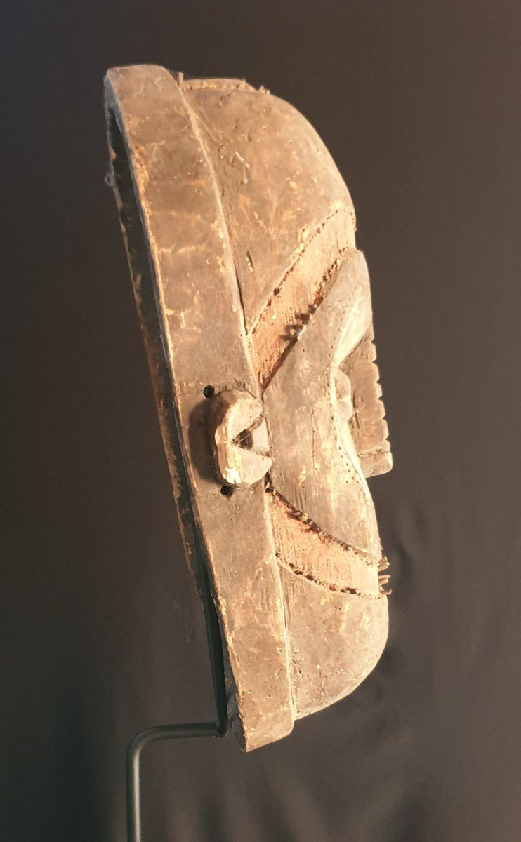 West Africa - Bichrome Mask - 34 Cm-photo-3