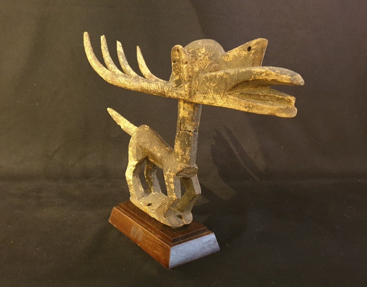 Mali - Cimier Tyi Wara - 56 cm-photo-2