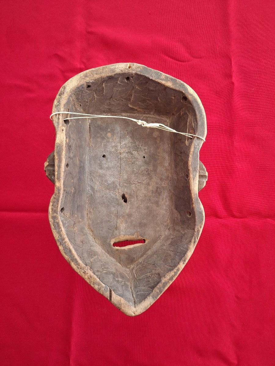 Nigeria - Masque en bois - H 29 cm-photo-2