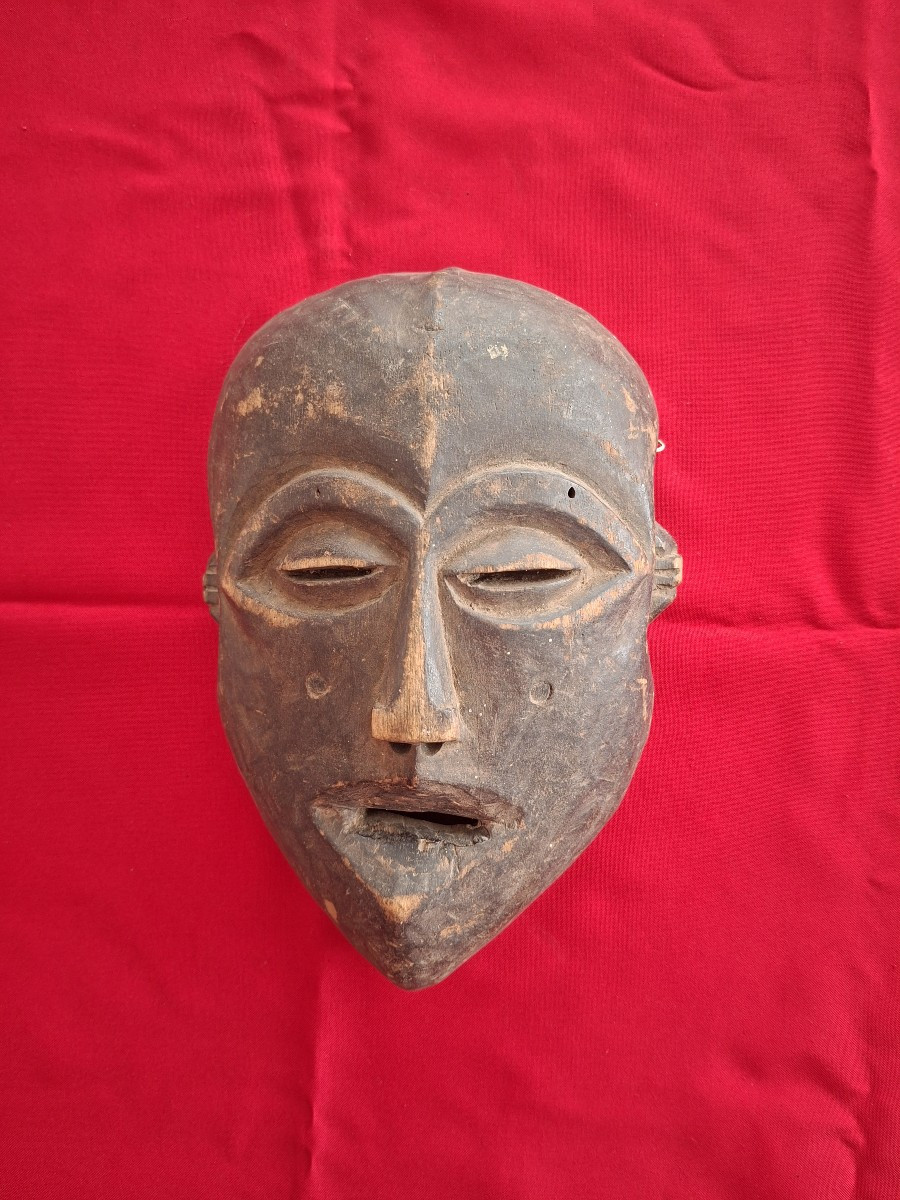 Nigeria - Masque en bois - H 29 cm