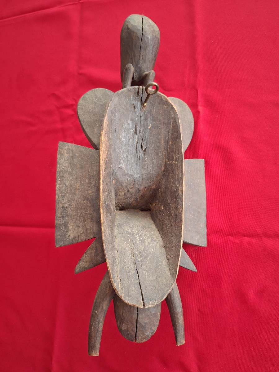 Sénoufo (Cote d'Ivoire) - masque kpélié - 47 cm-photo-3