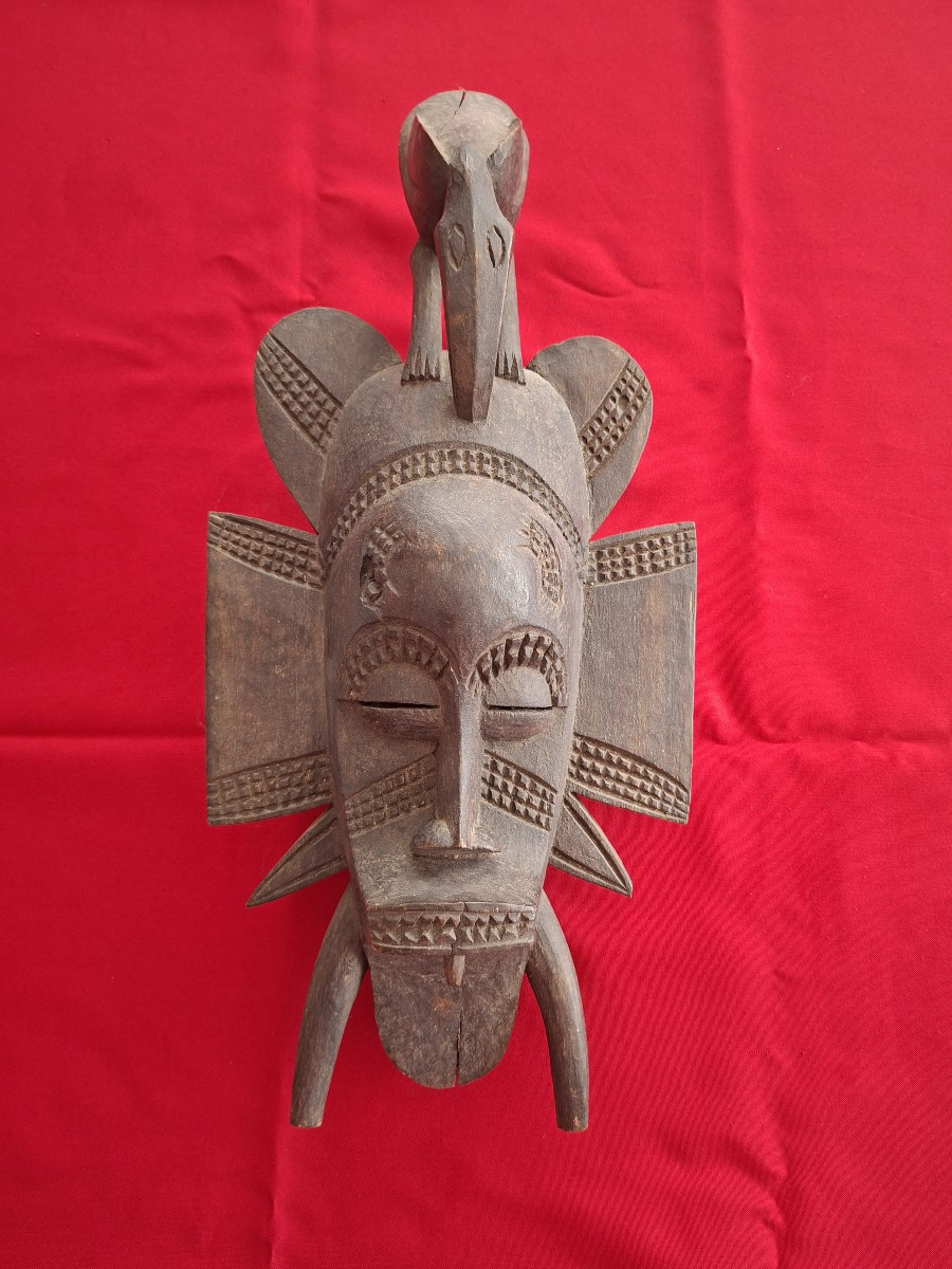 Sénoufo (Cote d'Ivoire) - masque kpélié - 47 cm