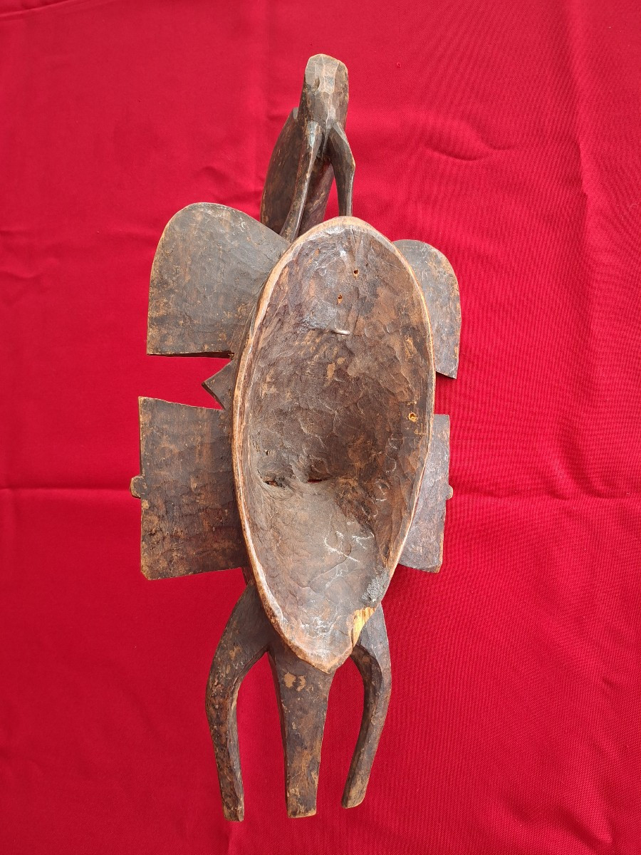 Sénoufo (Cote d'Ivoire) - Masque kpélié - 44 cm-photo-2