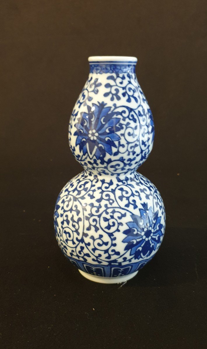 China - Double Gourd Vase - H 17.5 Cm-photo-2