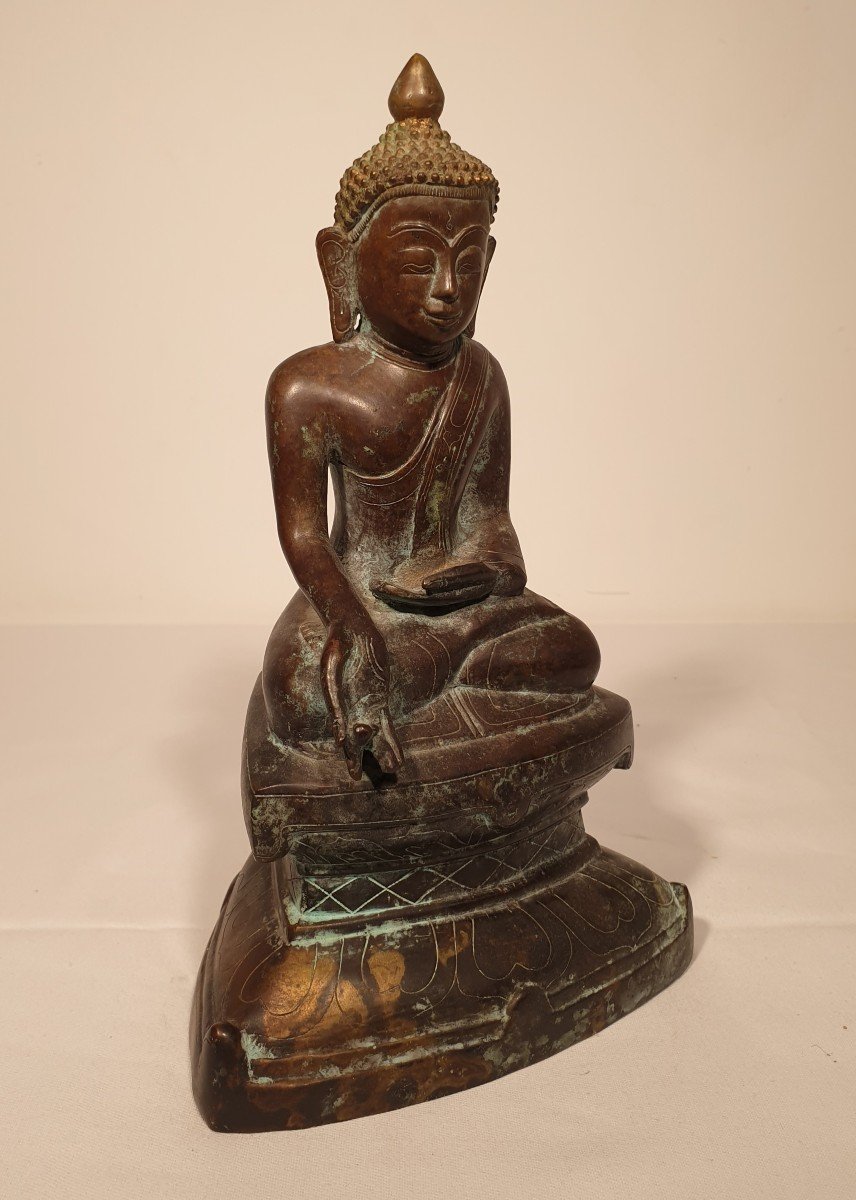 China - Bronze Buddha - XXth-photo-2
