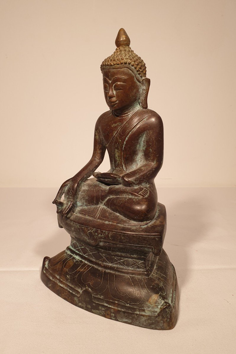 China - Bronze Buddha - XXth-photo-3