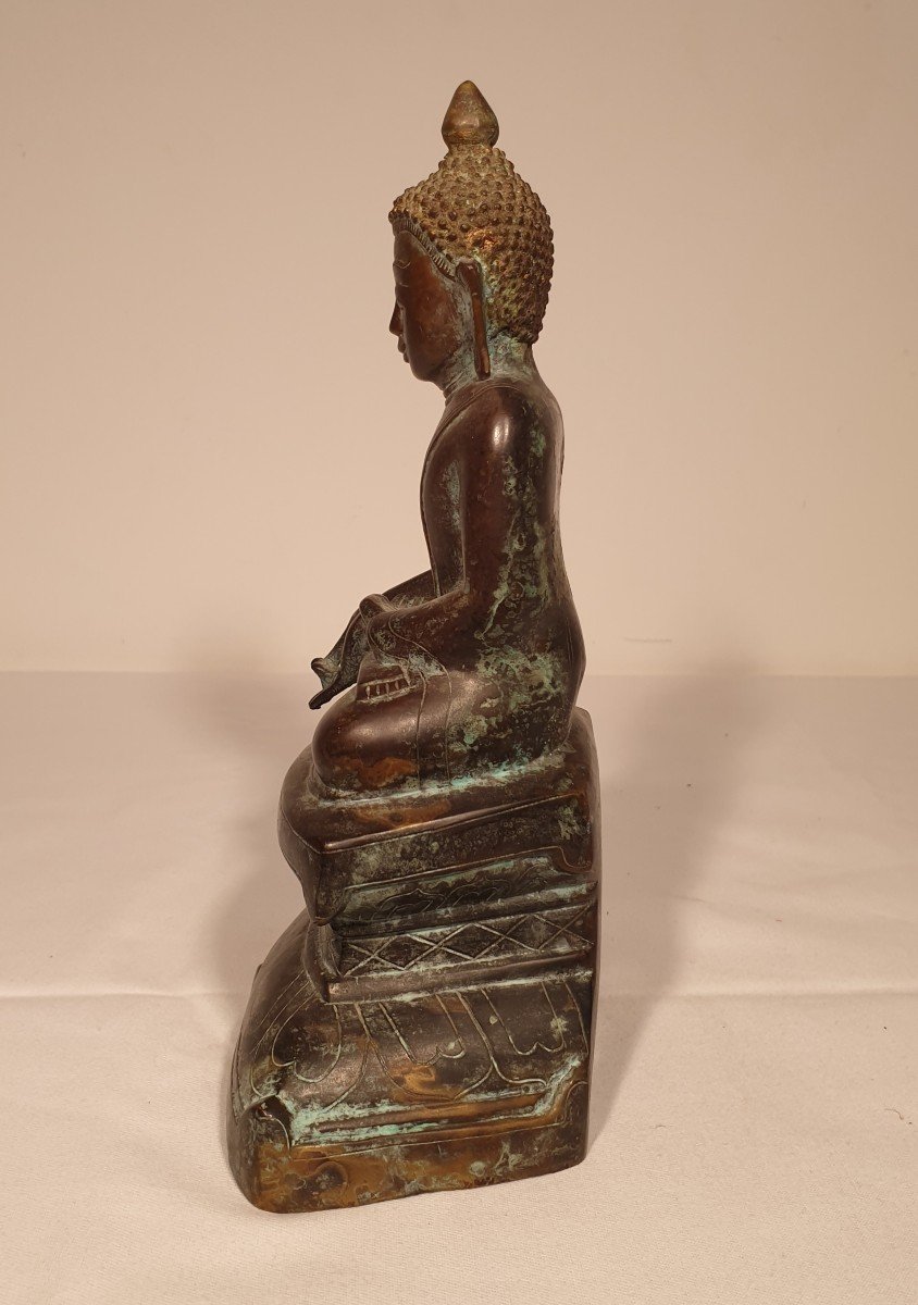 China - Bronze Buddha - XXth-photo-3