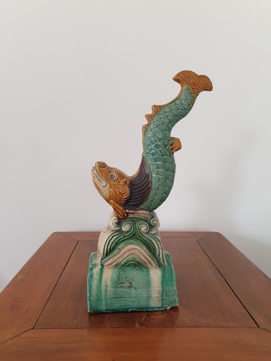 China - Carp Shaped Ridge Tile-photo-4