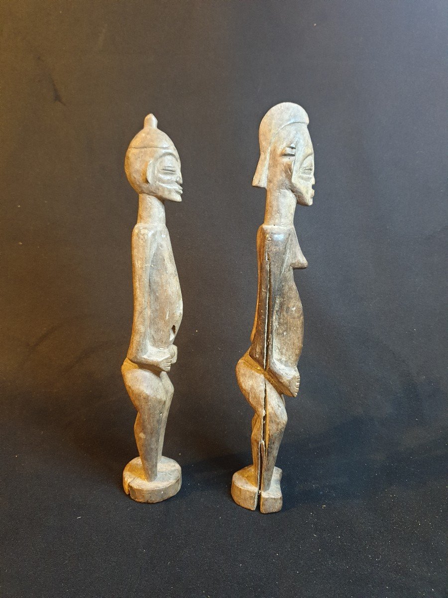 Senoufo - Couple De Personnages - 36 Cm-photo-2