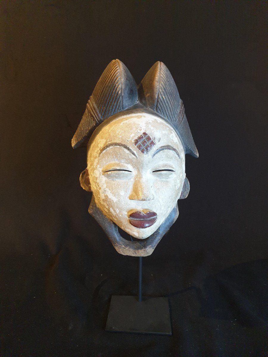 Punu (gabon) - Masque De Femme - 28 Cm-photo-2