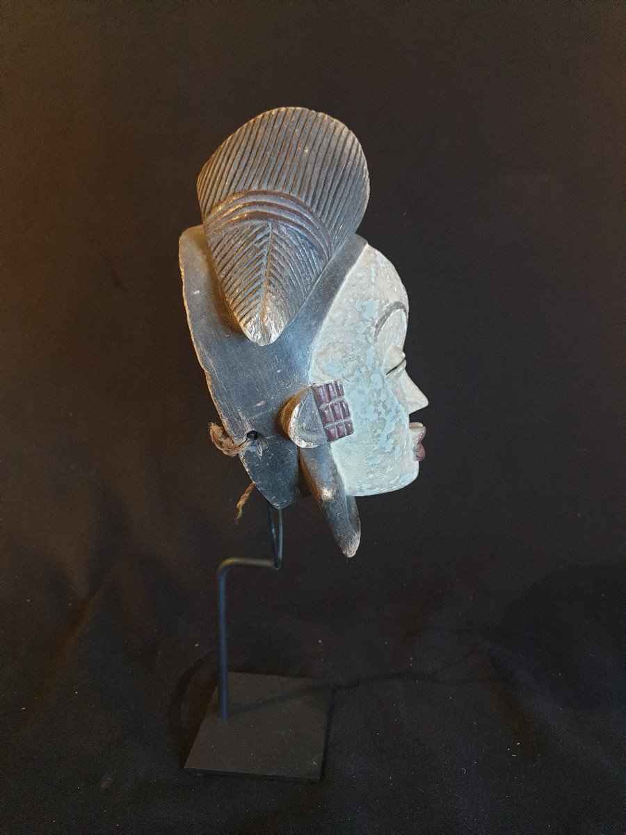 Punu (gabon) - Masque De Femme - 28 Cm-photo-4