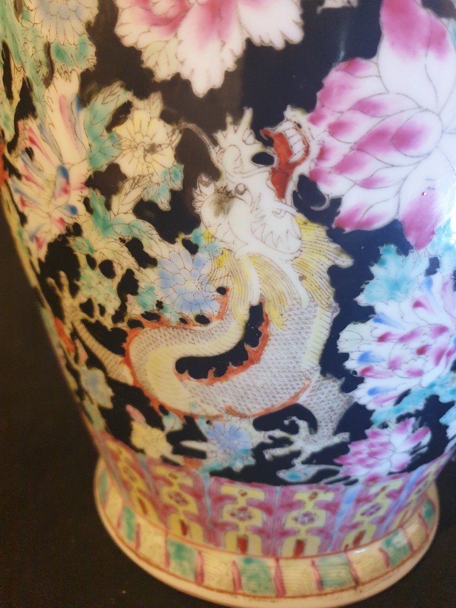 Chine - Grand Vase - Marque Daoguang - 61 Cm-photo-4