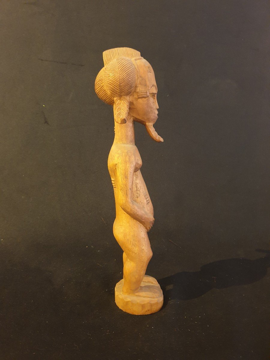 Baoulé (cote d'Ivoire) - Figurine Masculine - 57.5 Cm-photo-3