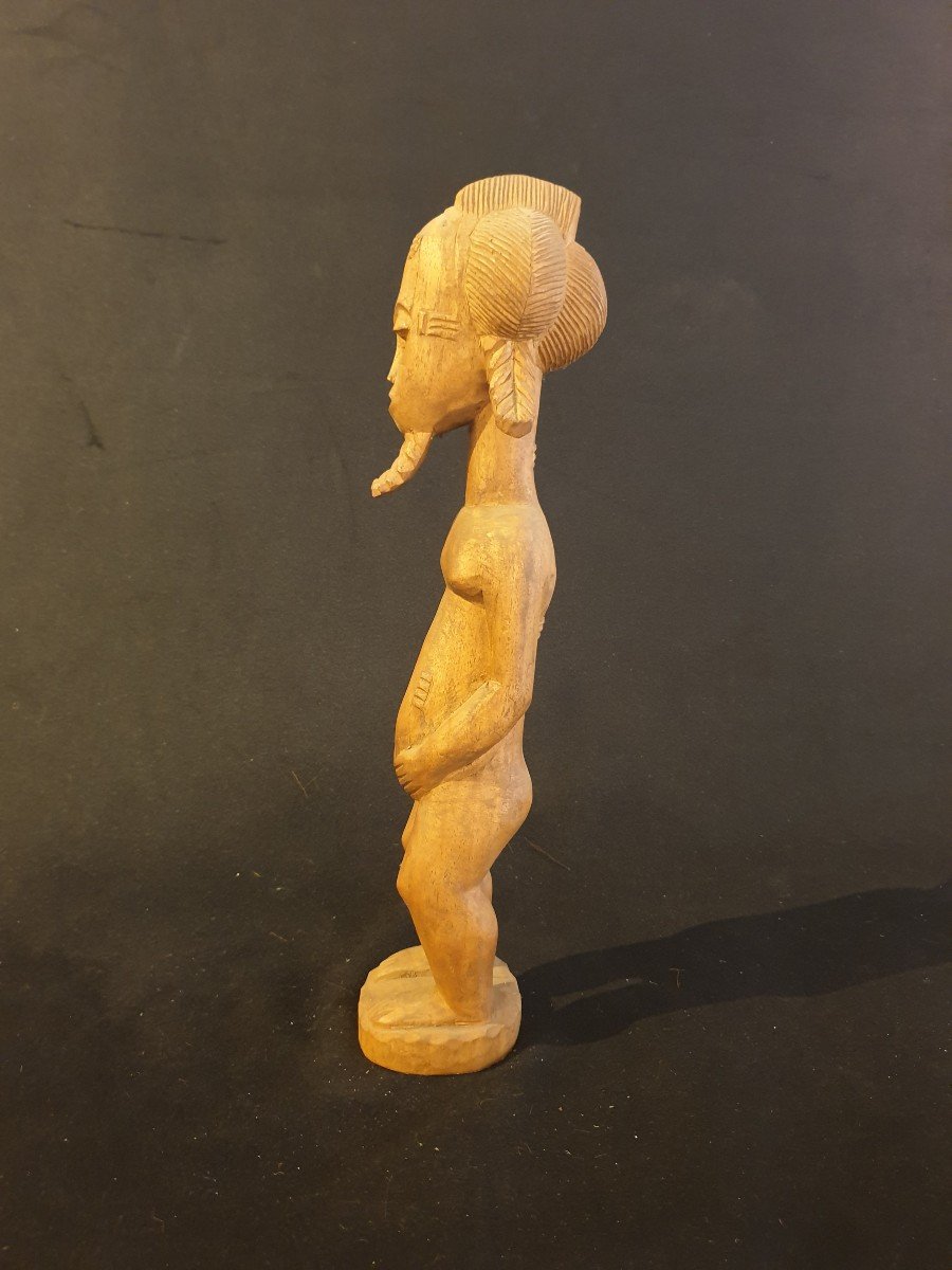 Baoulé (cote d'Ivoire) - Figurine Masculine - 57.5 Cm-photo-1