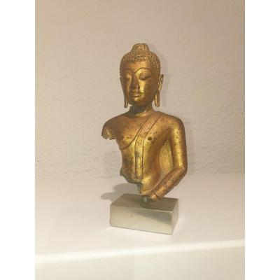Bouddha En Bronze Doré