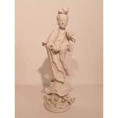 Guanyin In China-white Porcelain