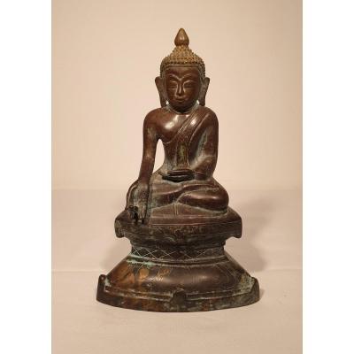 Chine - Bouddha En Bronze - XXème