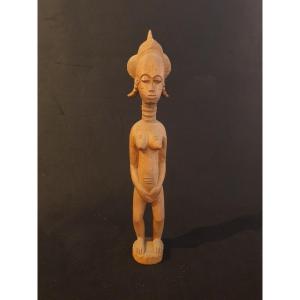 Baoulé (cote d'Ivoire) - Figurine Féminine - 54 Cm