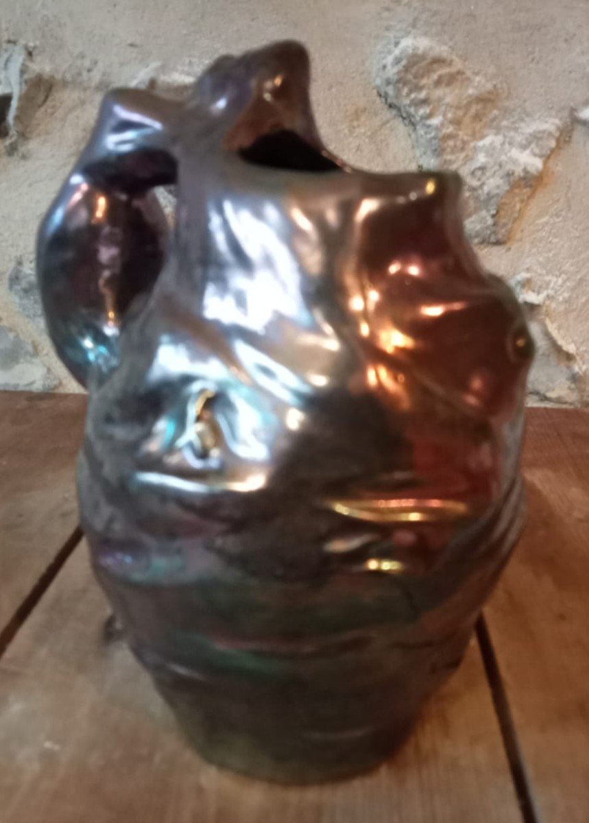 Massier School - Iridescent Vase-photo-2